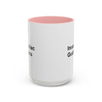 Insomniac Goddess Accent Coffee Mug — Funny Menopause Night Waking Gift