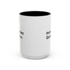 Insomniac Goddess Accent Coffee Mug — Funny Menopause Night Waking Gift