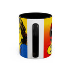 Dont Cry Is Only Menopause Accent Coffee Mug — Funny Menopause Gift (11/15 oz)
