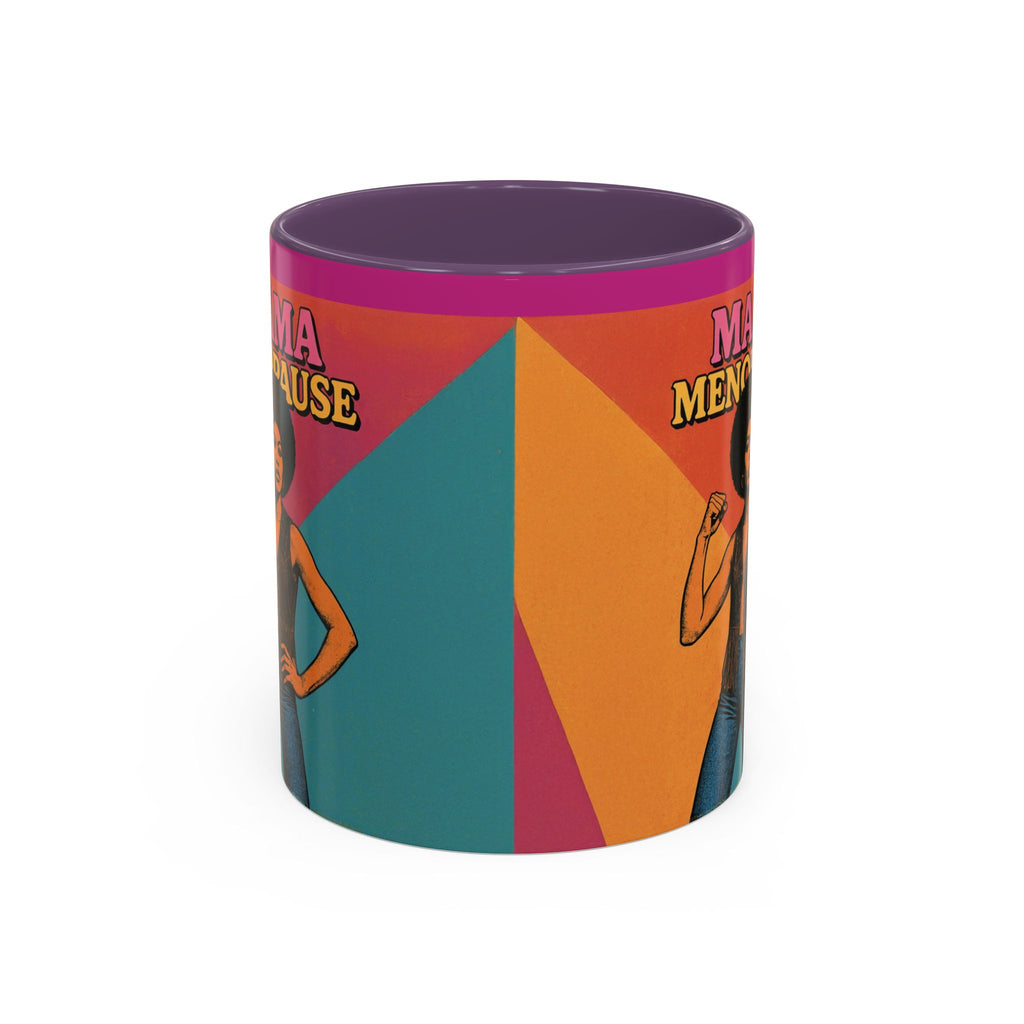 Midlife Confidence “Mama Menopause” Mug.  Funny Menopause Coffee Cup for Women