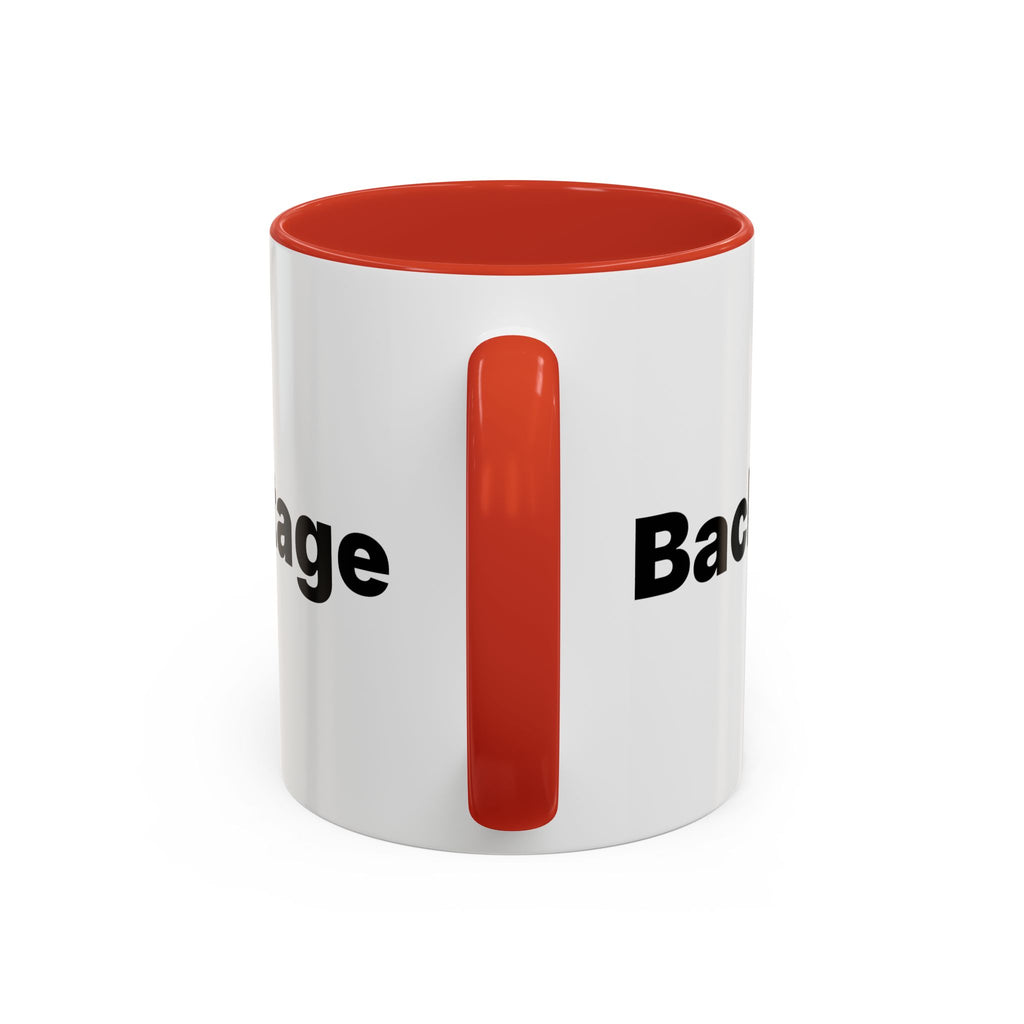 Menopause Humor Coffee Mug — “Back Up. High Voltage.” Accent 11/15oz
