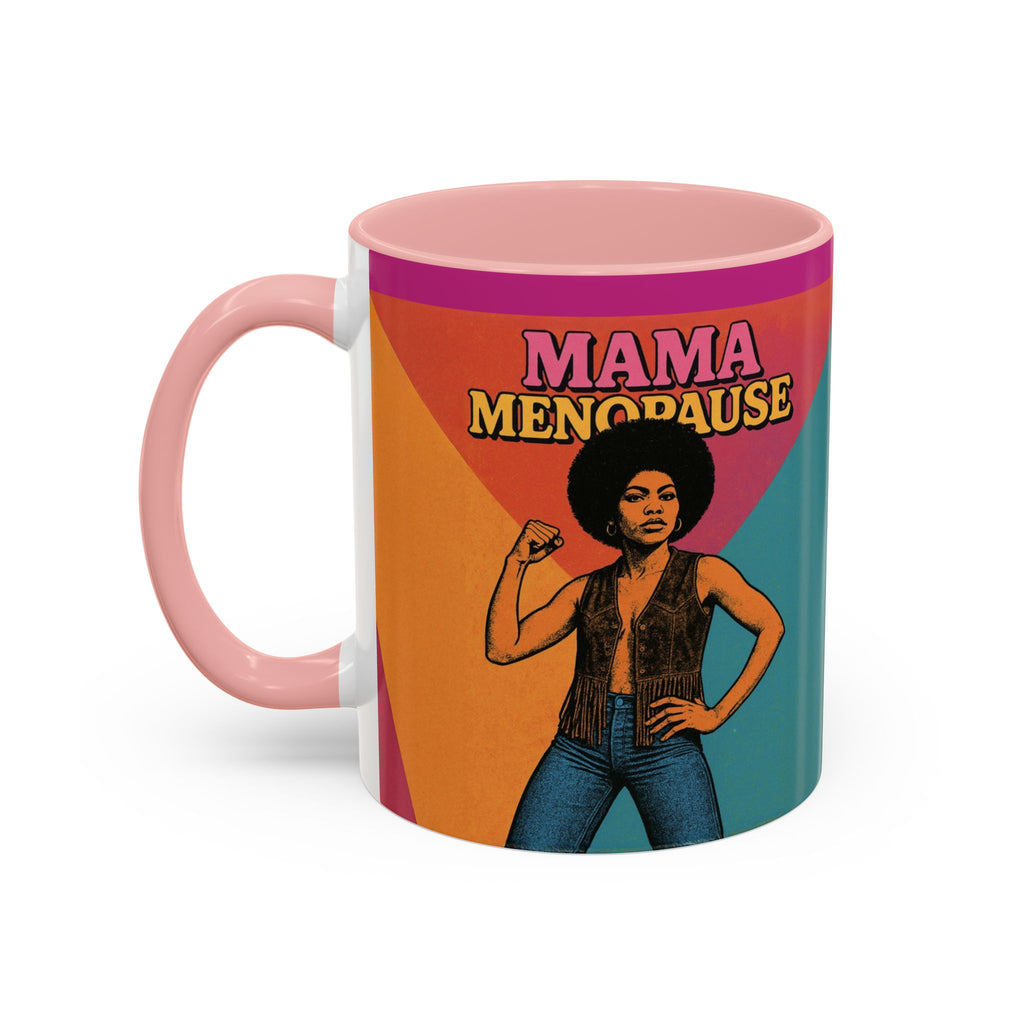 Midlife Confidence “Mama Menopause” Mug.  Funny Menopause Coffee Cup for Women