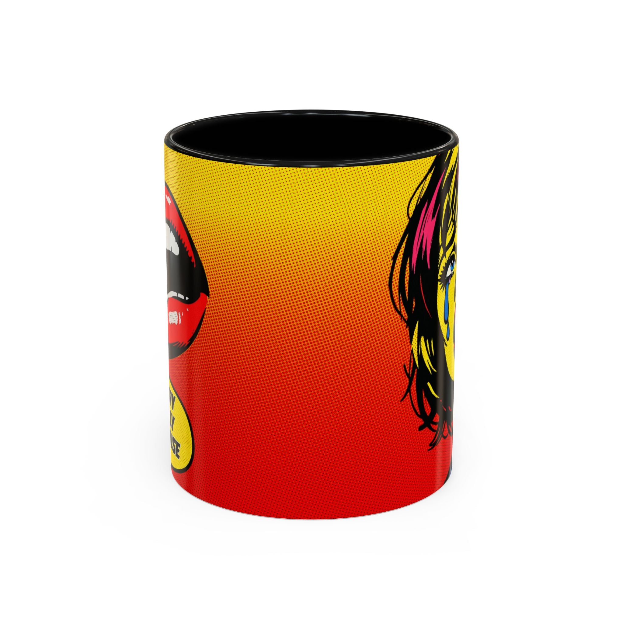 Dont Cry Is Only Menopause Accent Coffee Mug — Funny Menopause Gift (11/15 oz)