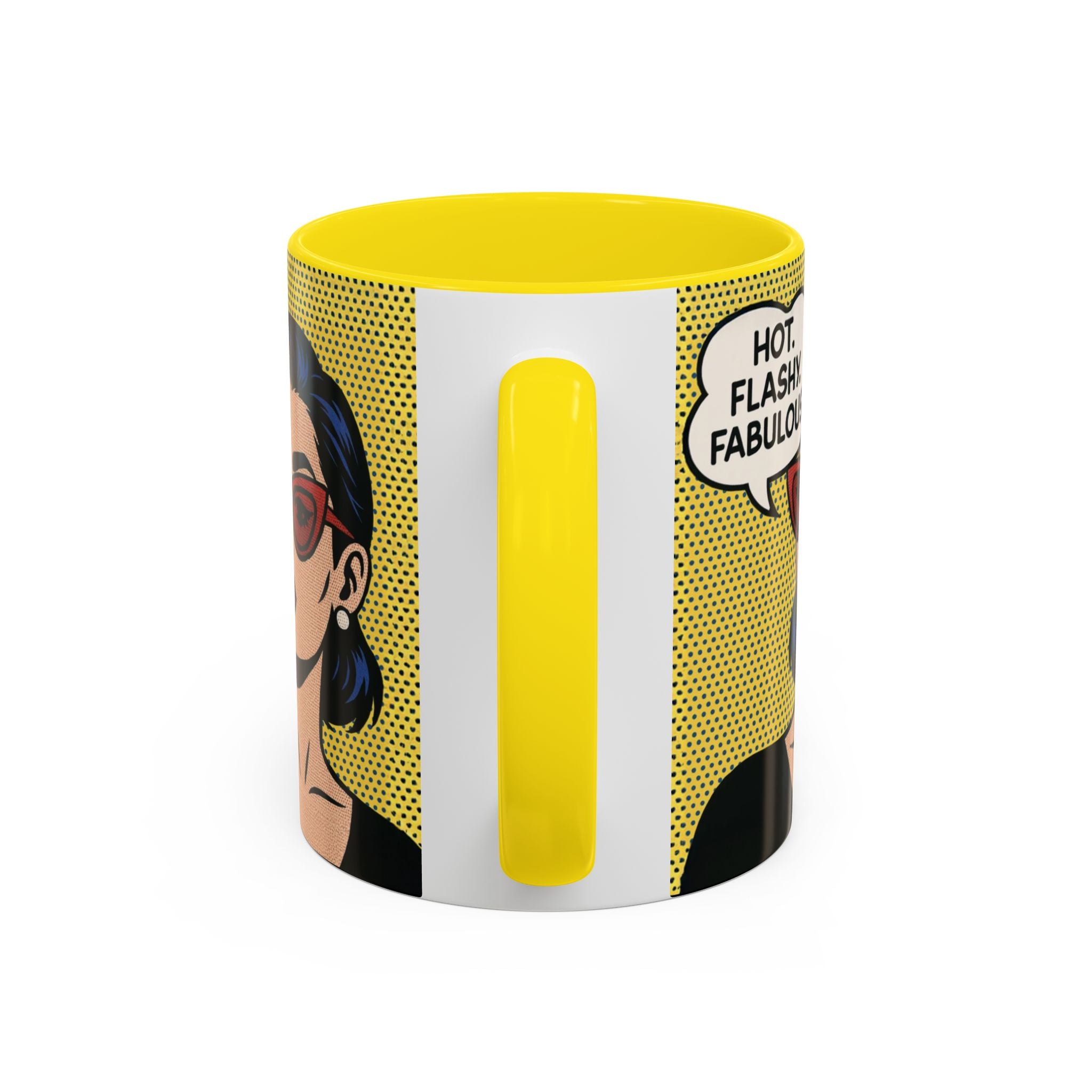 Hot. Flashy. Fabulous. Mug.  Funny Menopause Coffee Cup for Women