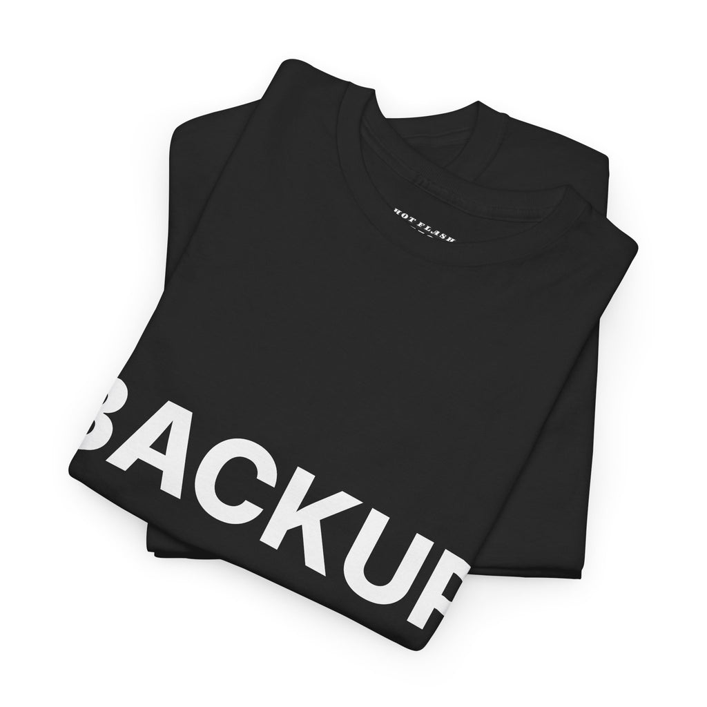 Women's BACKUP | HIGH VOLTAGE Statement T-Shirt. Bold Graphic Tee