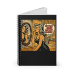 Lipstick, Lashes and Hot Flashes. Spiral Notebook. Gift for women, writing journal, self-care gifts