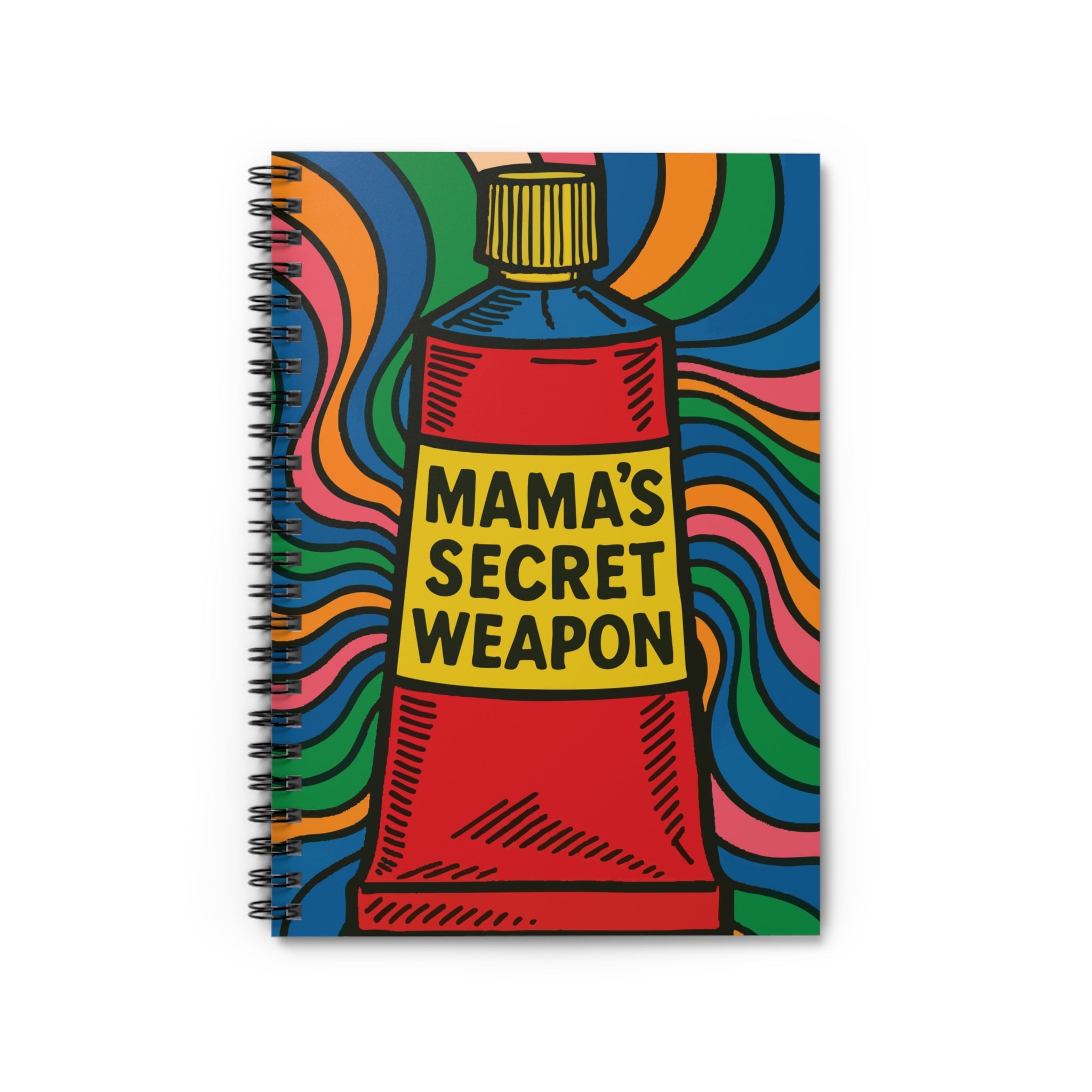 Mama’s Secret Weapon. Spiral Notebook.