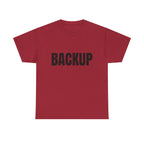 Women's BACKUP Statement T-Shirt. Bold Graphic Tee
