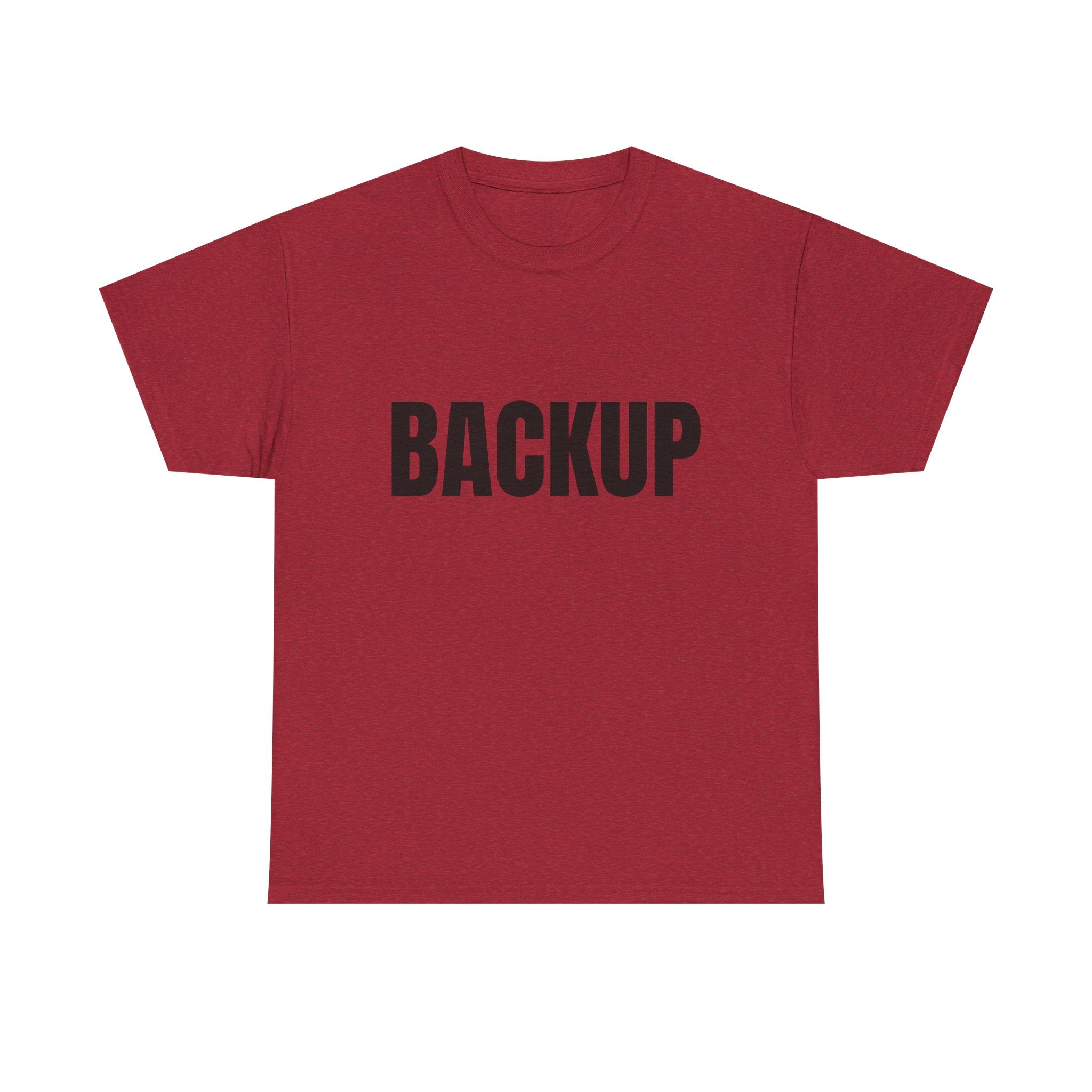 Women's BACKUP Statement T-Shirt. Bold Graphic Tee