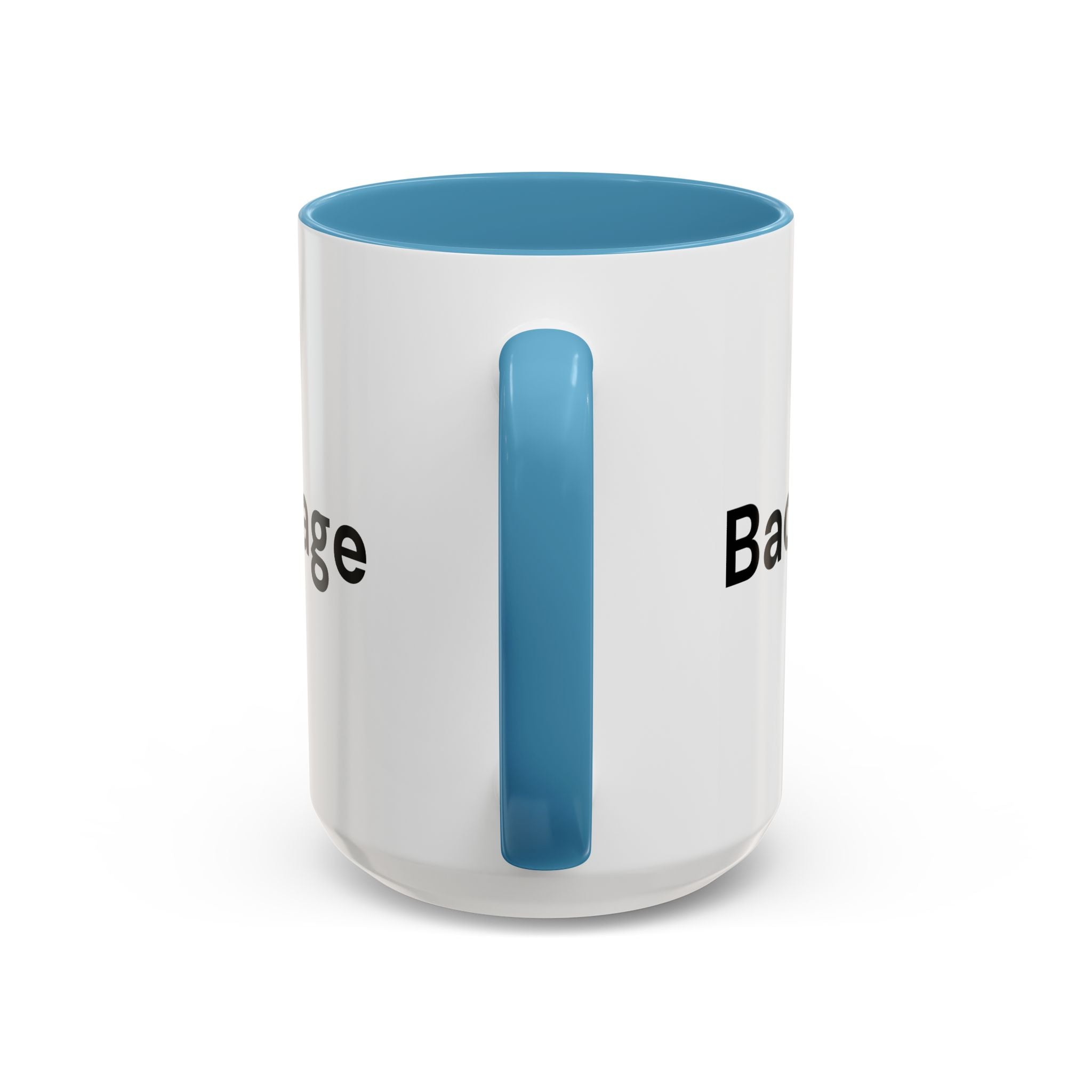 Menopause Humor Coffee Mug — “Back Up. High Voltage.” Accent 11/15oz