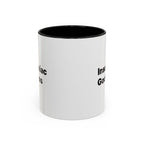 Insomniac Goddess Accent Coffee Mug — Funny Menopause Night Waking Gift