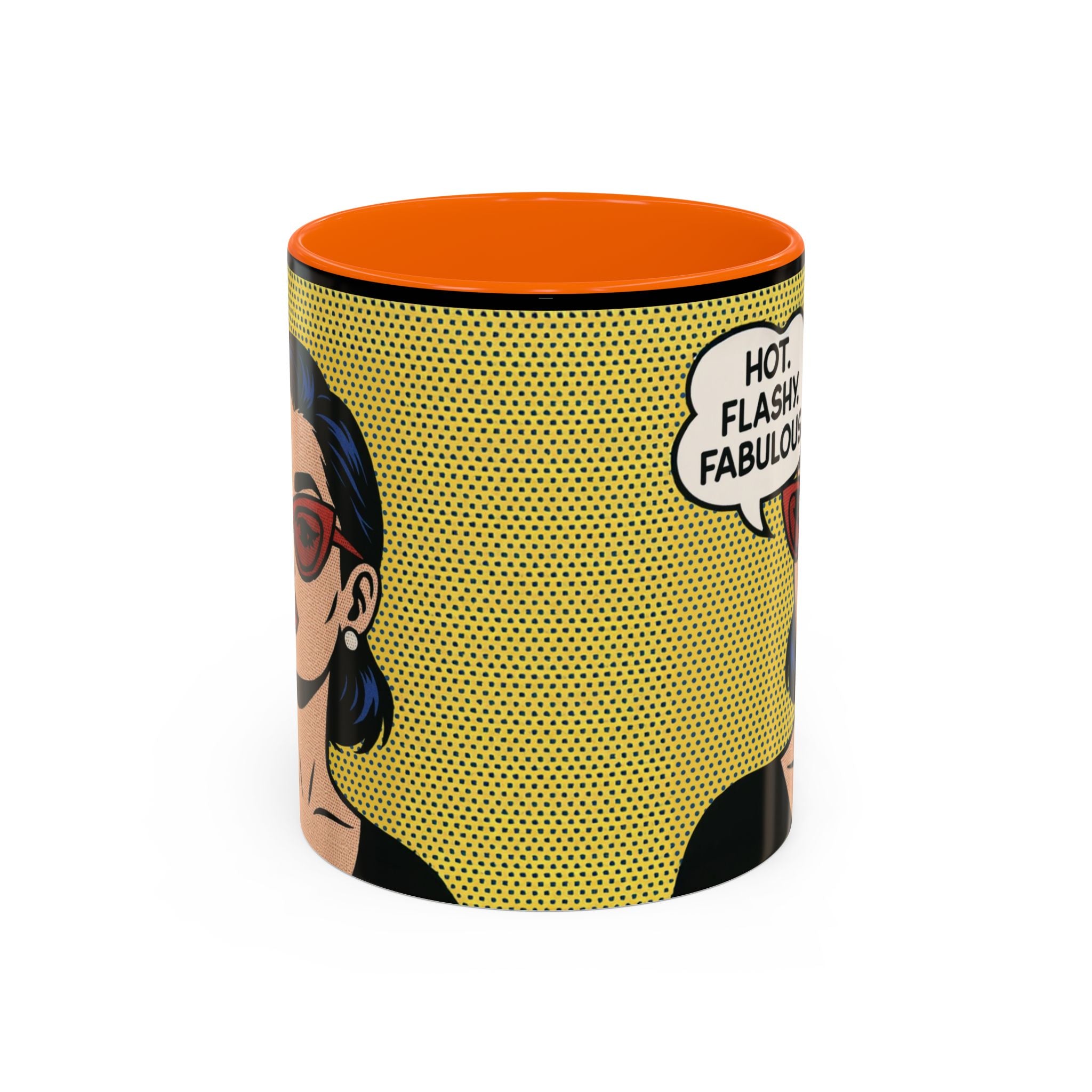 Hot. Flashy. Fabulous. Mug.  Funny Menopause Coffee Cup for Women
