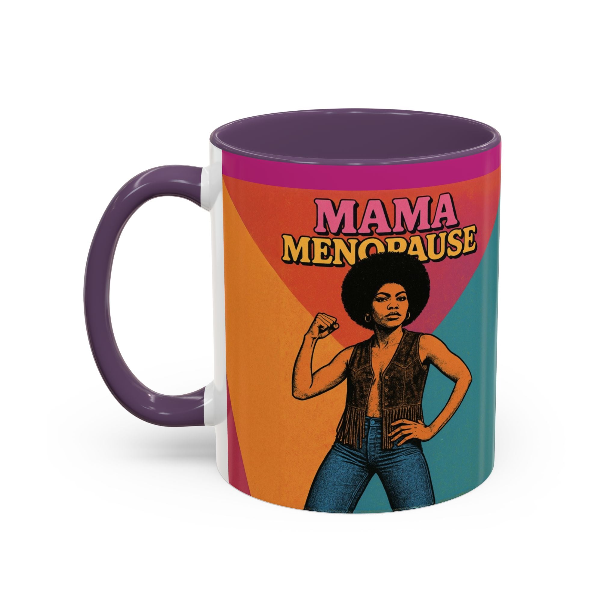 Midlife Confidence “Mama Menopause” Mug.  Funny Menopause Coffee Cup for Women
