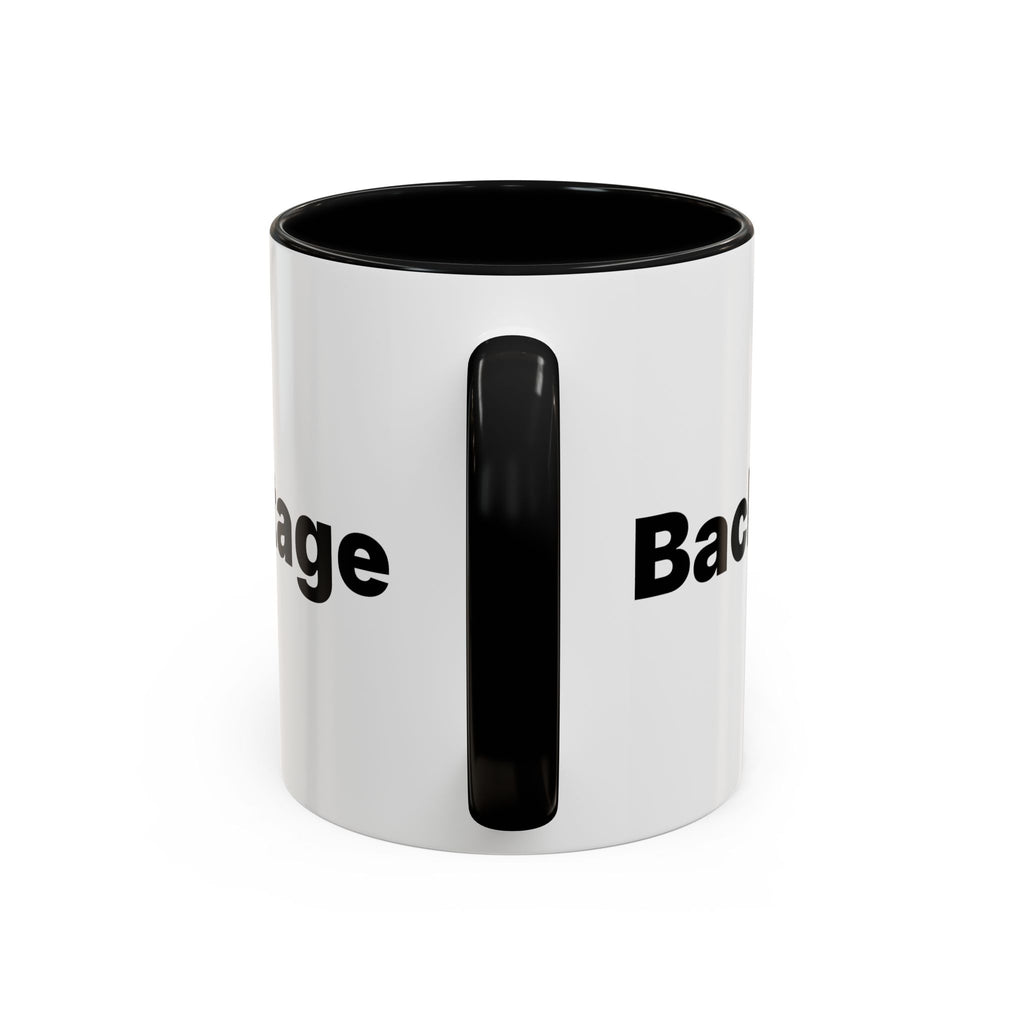 Menopause Humor Coffee Mug — “Back Up. High Voltage.” Accent 11/15oz