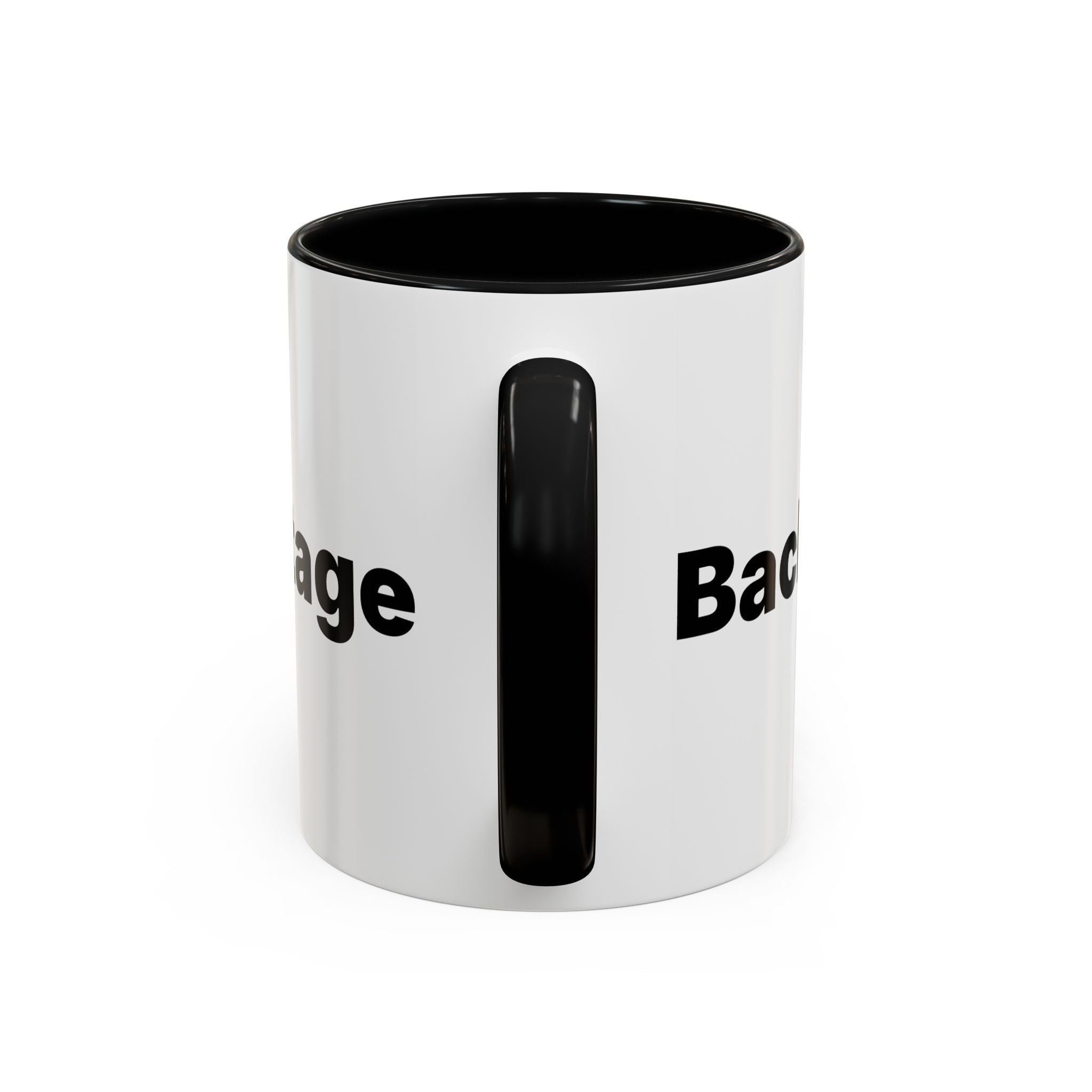 Menopause Humor Coffee Mug — “Back Up. High Voltage.” Accent 11/15oz