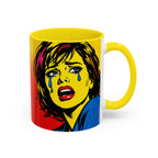 Dont Cry Is Only Menopause Accent Coffee Mug — Funny Menopause Gift (11/15 oz)