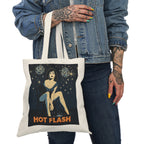 Dancing Through the Heat.  Menopause Tote Bag, Bold & Fun