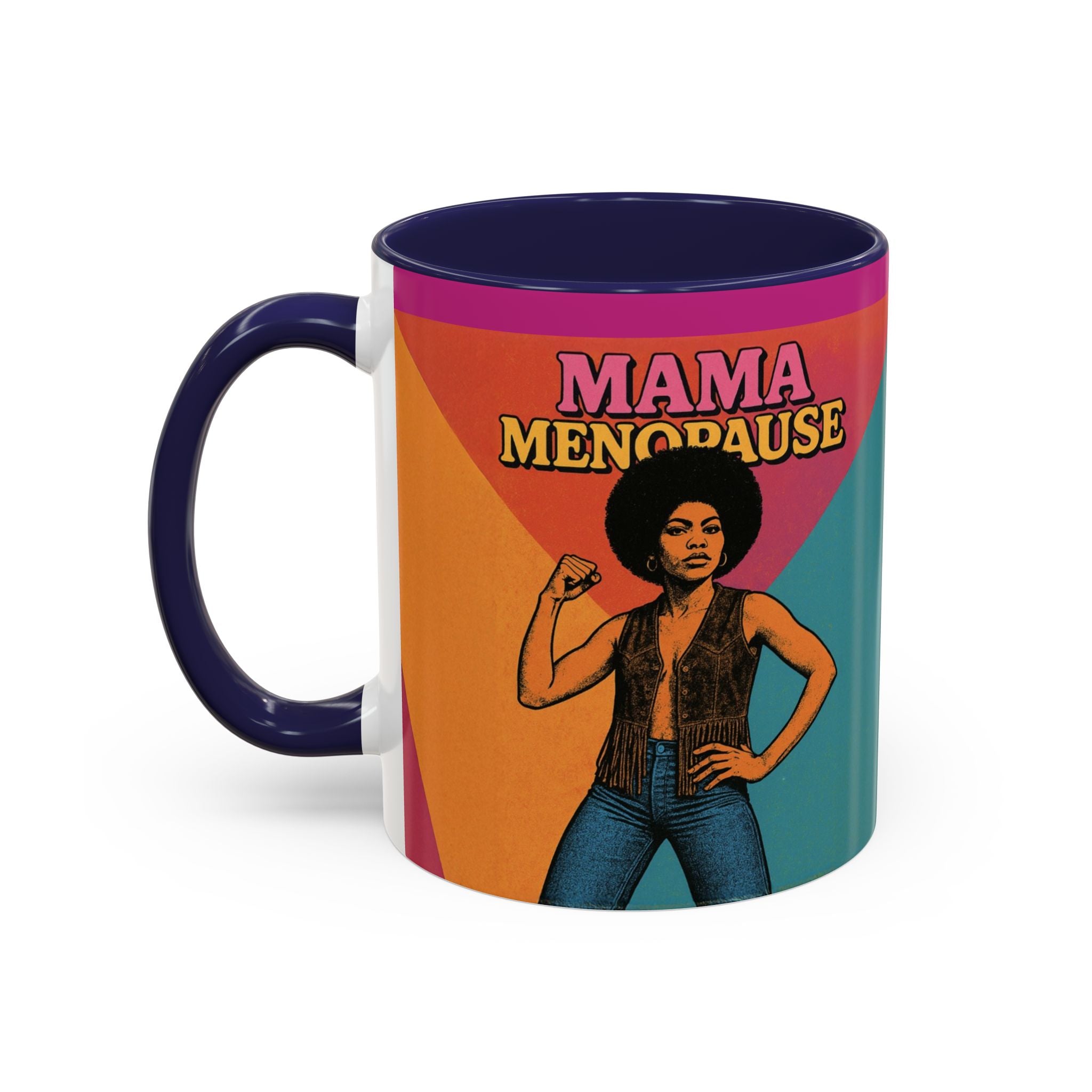 Midlife Confidence “Mama Menopause” Mug.  Funny Menopause Coffee Cup for Women