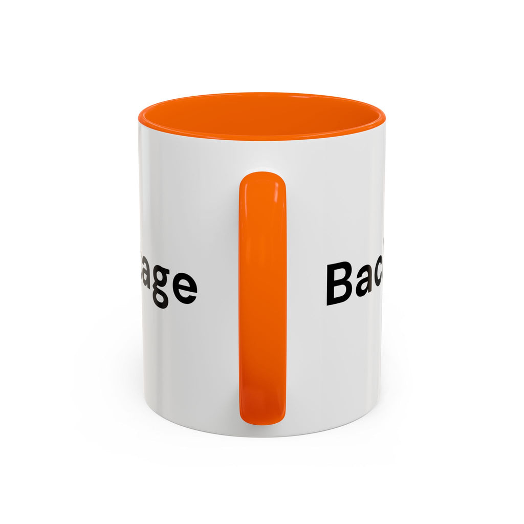 Menopause Humor Coffee Mug — “Back Up. High Voltage.” Accent 11/15oz