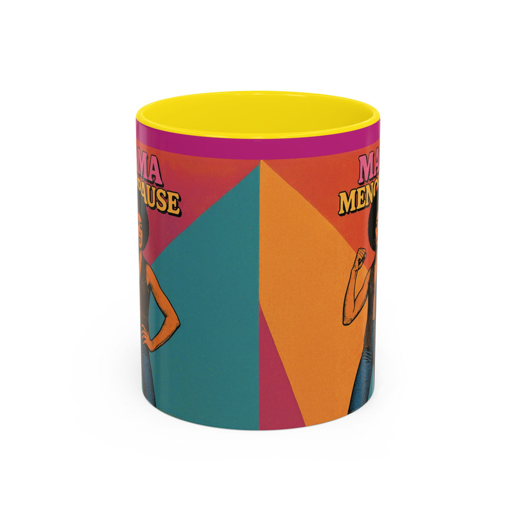 Midlife Confidence “Mama Menopause” Mug.  Funny Menopause Coffee Cup for Women