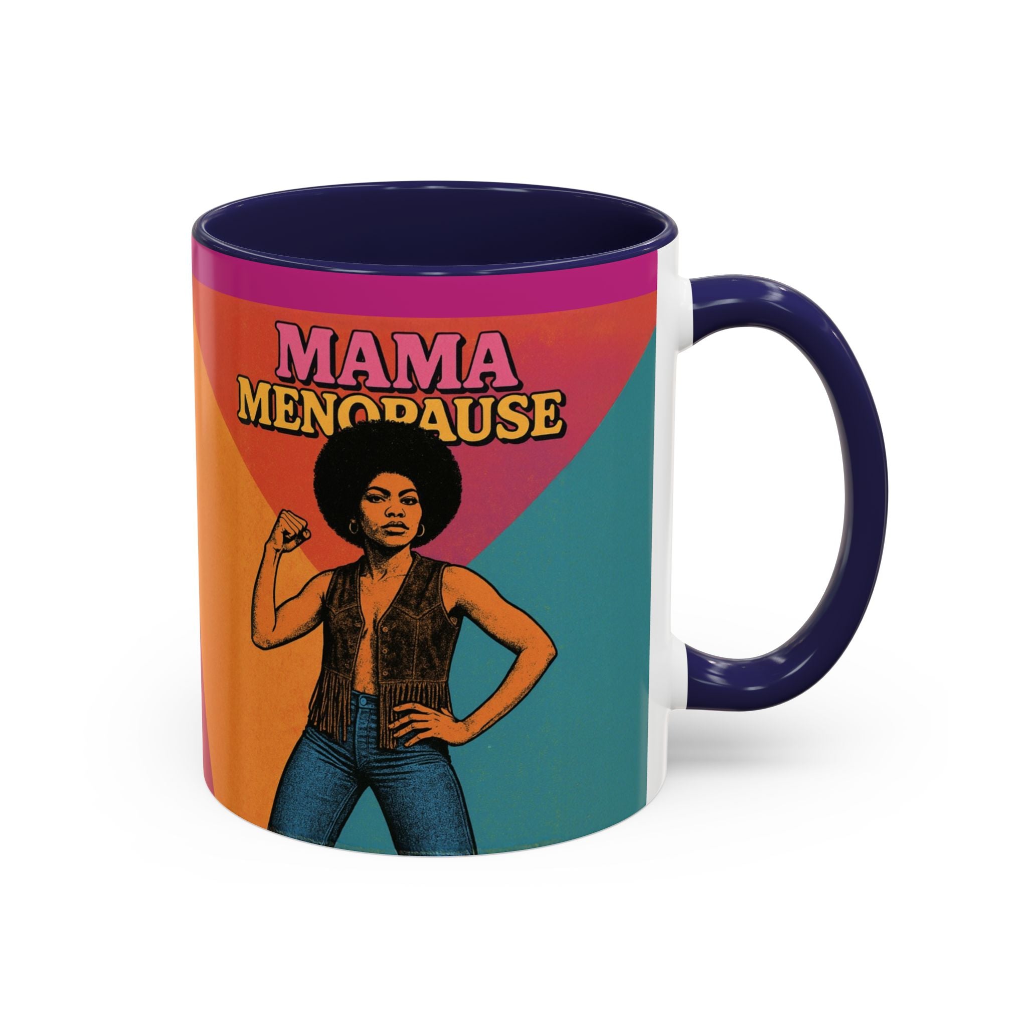 Midlife Confidence “Mama Menopause” Mug.  Funny Menopause Coffee Cup for Women