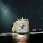 Menopause Made Me Do It. Scented Handmade Coconut Apricot Wax Candles