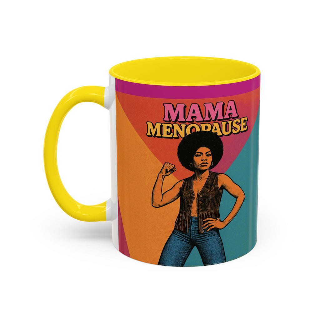 Midlife Confidence “Mama Menopause” Mug.  Funny Menopause Coffee Cup for Women